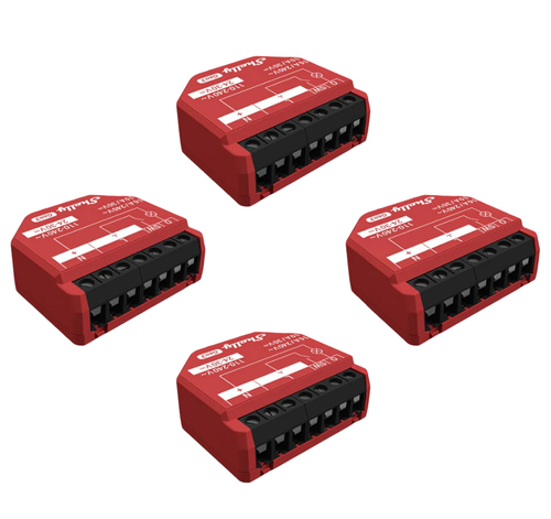 Shelly SHELLY&lowbar;1PM&lowbar;GEN3&lowbar;4ER Elektroschalter Intelligenter Schalter Rot