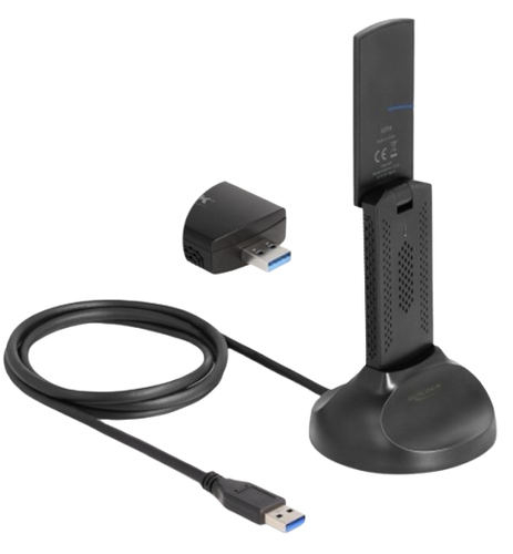 DeLOCK 12774&comma; WLAN&comma; Wi-Fi 6E &lpar;802&period;11ax&rpar;&comma; 2402 Mbit&sol;s
