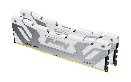 DDR5RAM 2 x 24GB DDR5-8400&comma; Kingston Technology FURY 48GB 8400MT&sol;s DDR5 CL40 CUDIMM &lpar;2er-Kit&rpar; Renegade White XMP&comma; DIMM&comma; CL40 Kit