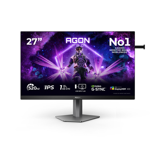 27 Zoll AOC AG276FK, 68,5cm TFT, 520 Hz, Full HD, 0,5ms, 2x HDMI, 2x DP, integrierter USB-Hub 27 Zoll AOC AG276FK, 68,5cm TFT, 520 Hz, Full HD, 0,5ms, 2x HDMI, 2x DP, integrierter USB-Hub