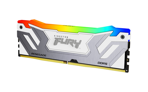 DDR5RAM 24 GB DDR5-8400&comma; Kingston Technology FURY 24GB 8400MT&sol;s DDR5 CL40 CUDIMM Renegade RGB Wei&szlig; XMP&comma; DIMM&comma; CL40