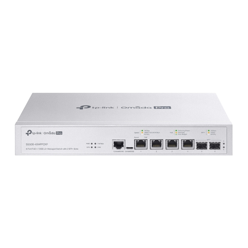 TP-Link S5500-4XHPP2XF L2&sol;L2&plus; Managed Switch&comma; 1x RJ-45&comma; Backplane&colon; 120 Gbit&sol;s&comma; PoE