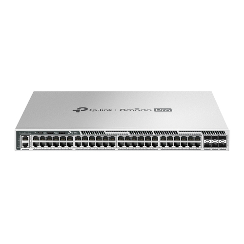 TP-Link S6500-48GP6XF L3 Managed Switch&comma; 48x RJ-45&comma; Backplane&colon; 216 Gbit&sol;s&comma; PoE
