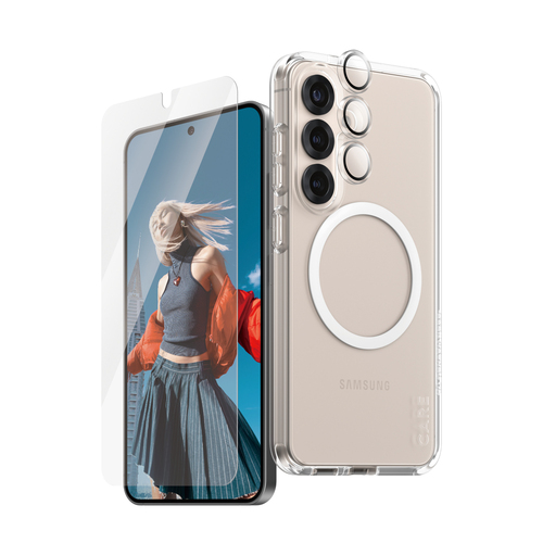 PanzerGlass PanzerGlass | CARE by PanzerGlass Flagship 3-in-1 Bundle Samsung Galaxy S25 PanzerGlass PanzerGlass | CARE by PanzerGlass Flagship 3-in-1 Bundle Samsung Galaxy S25