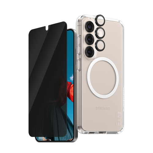 PanzerGlass PanzerGlass | CARE by PanzerGlass Flagship 3-in-1 Privacy Bundle Samsung Galaxy S25 PanzerGlass PanzerGlass | CARE by PanzerGlass Flagship 3-in-1 Privacy Bundle Samsung Galaxy S25