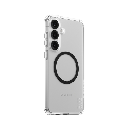 PanzerGlass CARE by PanzerGlass Urban Combat Case Transparent w&period; Black Qi Compatible Samsung Galaxy S25&plus;