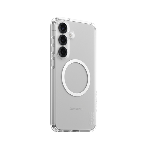 PanzerGlass CARE by PanzerGlass Urban Combat Case Transparent w. White Qi Compatible Samsung Galaxy S25+ PanzerGlass CARE by PanzerGlass Urban Combat Case Transparent w. White Qi Compatible Samsung Galaxy S25+