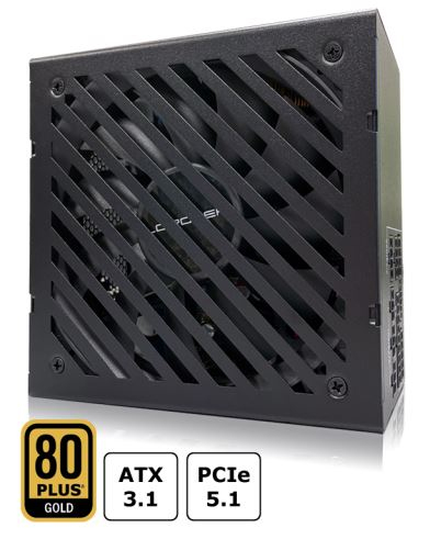 650W LC-Power LC6650G-SI V3&period;1 ATX Netzteil&comma; 80 PLUS Gold