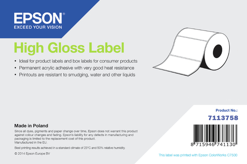 Epson High Gloss Label Epson High Gloss Label