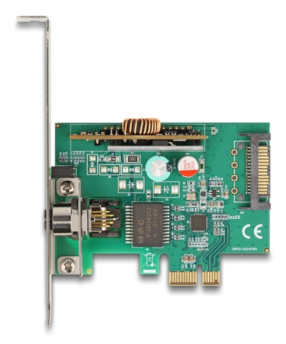 DeLOCK 90760&comma; Ethernet&comma; 2500 Mbit&sol;s&comma; gr&uuml;n&comma; edelstahl