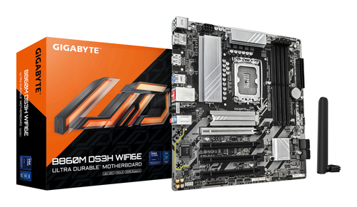 GIGABYTE B860M DS3H WIFI6E, µATX Mainboard, GIGABYTE B860M DS3H WIFI6E, µATX Mainboard,