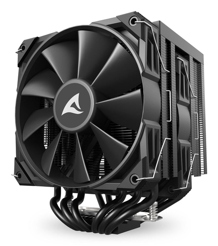 Sharkoon A60, schwarz, CPU-Kühler, 156x125x120mm, 500-1800rpm, 121,55 m³/h, 2,9 mmH2O, 4-polig Sharkoon A60, schwarz, CPU-Kühler, 156x125x120mm, 500-1800rpm, 121,55 m³/h, 2,9 mmH2O, 4-polig