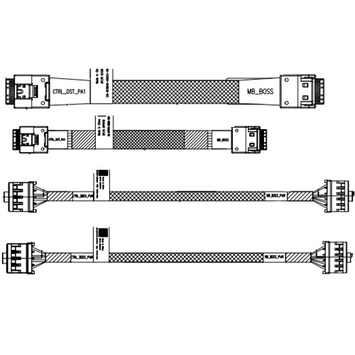 DELL 470-BCBR RAID-Controller-Zubehör Kabel DELL 470-BCBR RAID-Controller-Zubehör Kabel