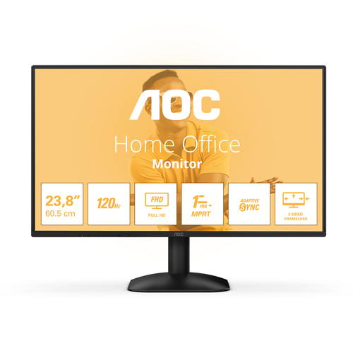 23.8 Zoll AOC 24B31H, 60,5cm TFT, 120 Hz, Full HD, 4ms, 1x HDMI 23.8 Zoll AOC 24B31H, 60,5cm TFT, 120 Hz, Full HD, 4ms, 1x HDMI