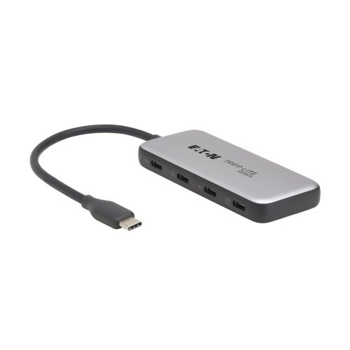Eaton U460-004-4C-G2C, USB 3.2 Gen 2 (3.1 Gen 2) Type-C, schwarz, grau, USB Power Delivery, Acrylnitril-Butadien-Styrol (ABS), Thermoplastisches Elastomer (TPE) Gehäuse Eaton U460-004-4C-G2C, USB 3.2 Gen 2 (3.1 Gen 2) Type-C, schwarz, grau, USB Power Delivery, Acrylnitril-Butadien-Styrol (ABS), Thermoplastisches Elastomer (TPE) Gehäuse