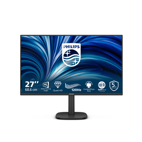 27 Zoll Philips 27B2N3500J/00, 68,6cm TFT, 120 Hz, 2K, 4ms, 2x HDMI, 1x DP, integrierter USB-Hub 27 Zoll Philips 27B2N3500J/00, 68,6cm TFT, 120 Hz, 2K, 4ms, 2x HDMI, 1x DP, integrierter USB-Hub