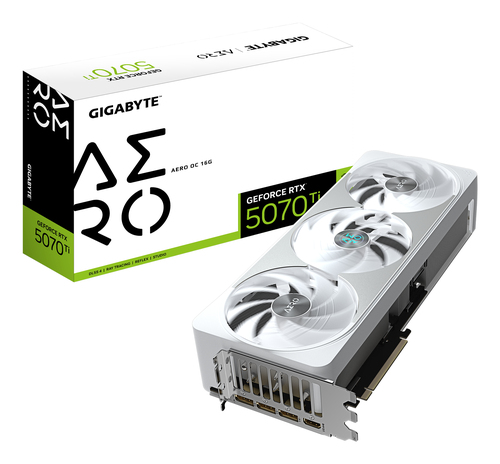 GIGABYTE GeForce RTX 5070 Ti AERO OC GIGABYTE GeForce RTX 5070 Ti AERO OC