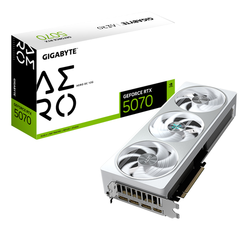 GIGABYTE GeForce RTX 5070 AERO OC 12G GIGABYTE GeForce RTX 5070 AERO OC 12G