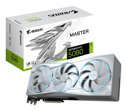 GIGABYTE AORUS GeForce RTX 5080 MASTER GIGABYTE AORUS GeForce RTX 5080 MASTER