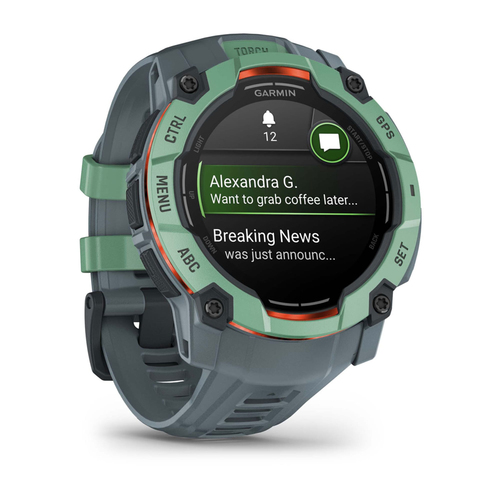 Garmin Instinct 3 AMOLED, grau, Touchscreen, rund, Sportuhr Garmin Instinct 3 AMOLED, grau, Touchscreen, rund, Sportuhr
