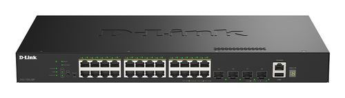 D-Link DGS-1530-28P/E L2 Managed Switch, 24x RJ-45, Backplane: 128 Gbit/s, PoE D-Link DGS-1530-28P/E L2 Managed Switch, 24x RJ-45, Backplane: 128 Gbit/s, PoE