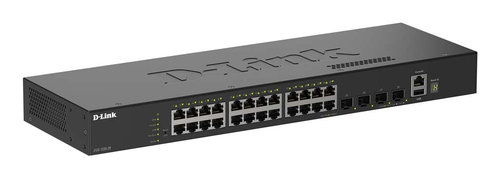 D-Link DGS-1530-28/E L2 Managed Switch, 24x RJ-45, Backplane: 128 Gbit/s D-Link DGS-1530-28/E L2 Managed Switch, 24x RJ-45, Backplane: 128 Gbit/s