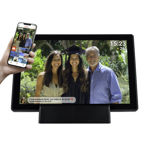 Denver PFF-1070B Digitaler Bilderrahmen Schwarz 25,6 cm (10.1) Touchscreen WLAN Denver PFF-1070B Digitaler Bilderrahmen Schwarz 25,6 cm (10.1) Touchscreen WLAN