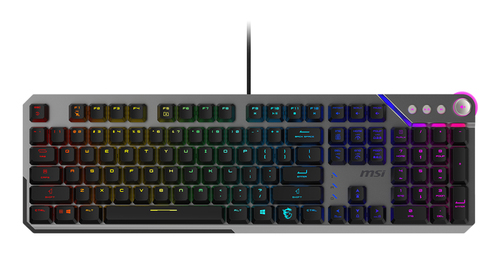 MSI STRIKE 600 schwarz Tastatur, Layout: Englisch, mechanisch, RGB MSI STRIKE 600 schwarz Tastatur, Layout: Englisch, mechanisch, RGB