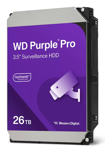 WD 26TB 3,5'' SATA3 WD260PURP 7200rpm,512MB,Surveillance WD 26TB 3,5'' SATA3 WD260PURP 7200rpm,512MB,Surveillance