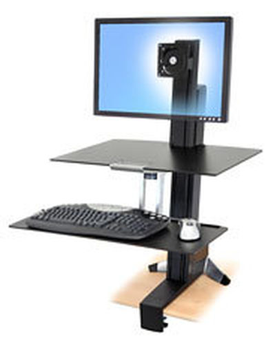 Ergotron WorkFit-S, Single HD with Worksurface+ Ergotron WorkFit-S, Single HD with Worksurface+