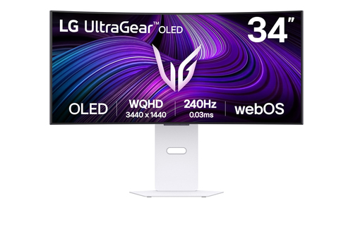 34 Zoll LG 34GX90SA-W, 86,4cm TFT, 240 Hz, Wide Quad HD, 1ms, 2x HDMI, 1x DP 34 Zoll LG 34GX90SA-W, 86,4cm TFT, 240 Hz, Wide Quad HD, 1ms, 2x HDMI, 1x DP
