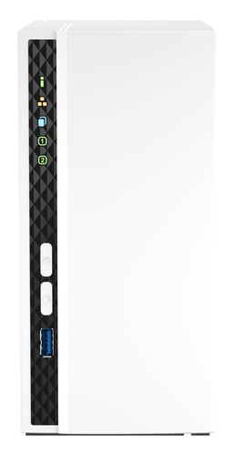 QNAP TS-233, 2 GB RAM, 2x Einschübe, 1x 1 GBit/s LAN, Tower NAS weiß QNAP TS-233, 2 GB RAM, 2x Einschübe, 1x 1 GBit/s LAN, Tower NAS weiß