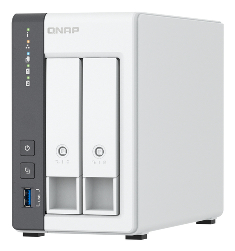 QNAP TS-216G, 4 GB RAM, 2x Einschübe, 2x 2.5 GBit/s LAN, Tower NAS weiß QNAP TS-216G, 4 GB RAM, 2x Einschübe, 2x 2.5 GBit/s LAN, Tower NAS weiß