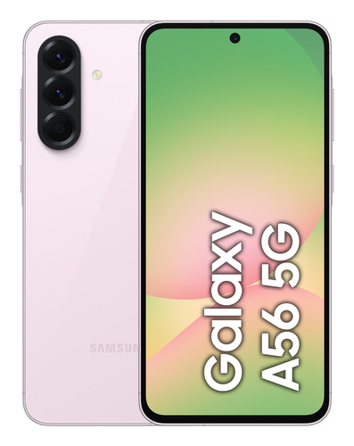 Samsung Galaxy A56&comma; pink&comma; 6&period;7 Zoll&comma; 50 MP&comma; 8 GB&comma; 256 GB&comma; Android Smartphone