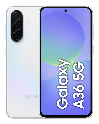 Samsung Galaxy A36 5G, weiß, 6.7 Zoll, 50 MP, 6 GB, 128 GB, Android Smartphone Samsung Galaxy A36 5G, weiß, 6.7 Zoll, 50 MP, 6 GB, 128 GB, Android Smartphone