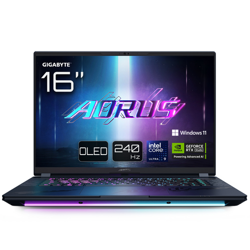 GIGABYTE AORUS MASTER 16 BZHC6DEE65SP Notebook&comma; 16 Zoll&comma; Intel Core Ultra 9 275HX&comma; 24C&sol;24T&comma; 32 GB RAM&comma; 2 TB SSD&comma; Win 11 Pro