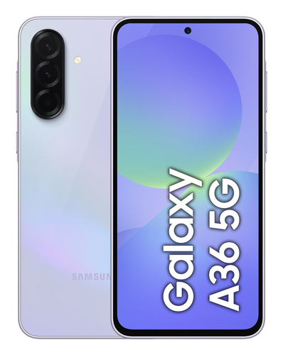 Samsung Galaxy A36 5G&comma; lavendel&comma; 6&period;7 Zoll&comma; 50 MP&comma; 6 GB&comma; 128 GB&comma; Android Smartphone