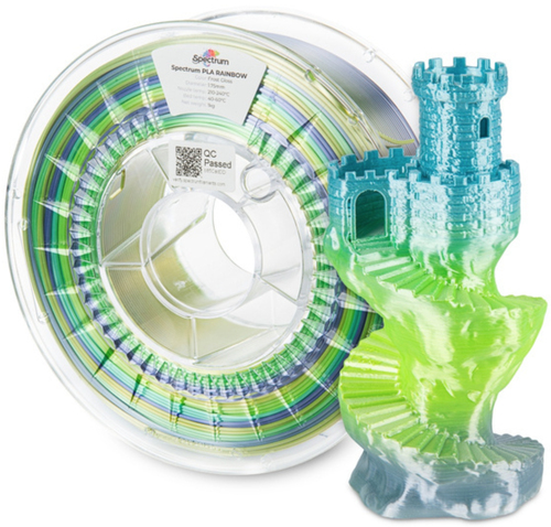 Spectrum Filaments 81019, Polyacticsäure (PLA), Seide, mehrfarbig, 1 kg Spectrum Filaments 81019, Polyacticsäure (PLA), Seide, mehrfarbig, 1 kg