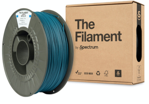 Spectrum Filaments TF-24109&comma; Polyethylenterephthalatglykol-Kohlenstofffaser &lpar;PETG-CF&rpar;&comma; blau&comma; 1 kg