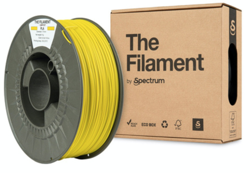 Spectrum Filaments TF-24011&comma; Polyactics&auml;ure &lpar;PLA&rpar;&comma; gelb&comma; 1 kg