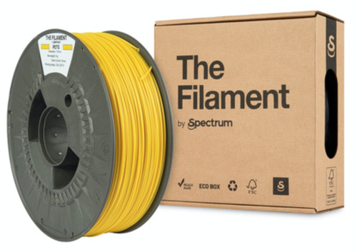 Spectrum Filaments TF-24023&comma; Polyethylenterephthalatglycol &lpar;PETG&rpar;&comma; gelb&comma; 1 kg