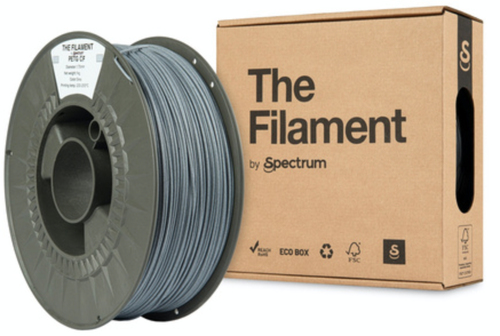 Spectrum Filaments TF-24112&comma; Polyethylenterephthalatglykol-Kohlenstofffaser &lpar;PETG-CF&rpar;&comma; grau&comma; 1 kg
