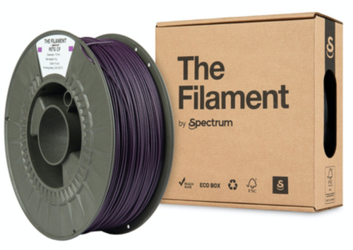 Spectrum Filaments TF-24111&comma; Polyethylenterephthalatglykol-Kohlenstofffaser &lpar;PETG-CF&rpar;&comma; violett&comma; 1 kg
