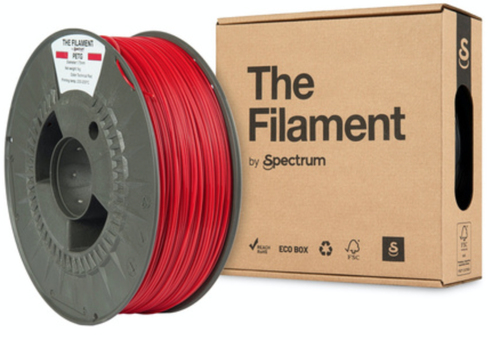Spectrum Filaments TF-24020&comma; Polyethylenterephthalatglycol &lpar;PETG&rpar;&comma; rot&comma; 1 kg