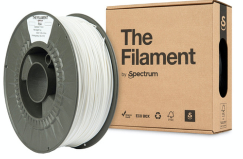 Spectrum Filaments TF-24001&comma; Polyactics&auml;ure &lpar;PLA&rpar;&comma; wei&szlig;&comma; 1 kg