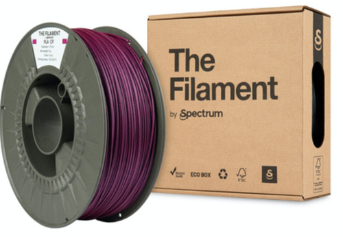 Spectrum Filaments TF-24097&comma; Polymilchs&auml;ure-Kohlenstofffaser &lpar;PLA-CF&rpar;&comma; violett&comma; 1 kg