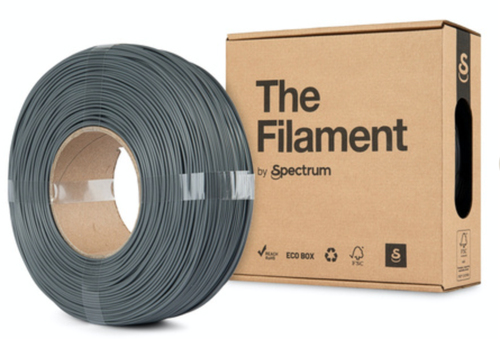 Spectrum Filaments TF-24043, Polyacticsäure (PLA), grau, 1 kg Spectrum Filaments TF-24043, Polyacticsäure (PLA), grau, 1 kg