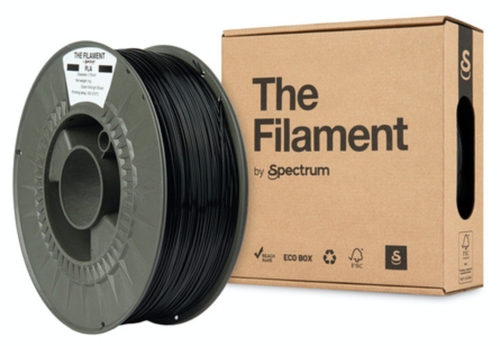 Spectrum Filaments TF-24000&comma; Polyactics&auml;ure &lpar;PLA&rpar;&comma; schwarz&comma; 1 kg