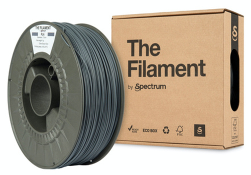 Spectrum Filaments TF-24002&comma; Polyactics&auml;ure &lpar;PLA&rpar;&comma; grau&comma; 1 kg