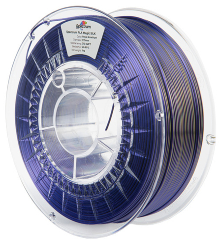 Spectrum Filaments 81405, Polyacticsäure (PLA), Seide, mehrfarbig, 1 kg Spectrum Filaments 81405, Polyacticsäure (PLA), Seide, mehrfarbig, 1 kg